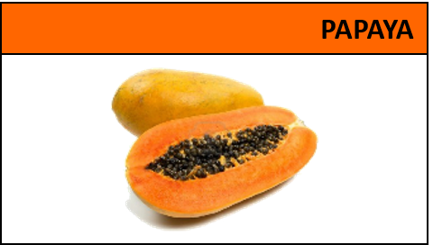 Dehydrated Papaya